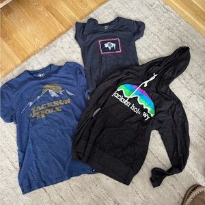 Jackson hole hoodie and T bundle